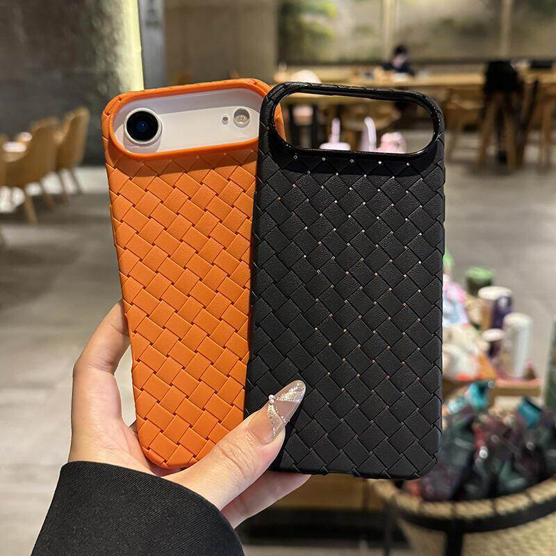 适用苹果17Air超薄散热编织手机壳iPhone17promax硅胶软壳16透气保护套15/14简约新款高级感13全包防摔12夏季