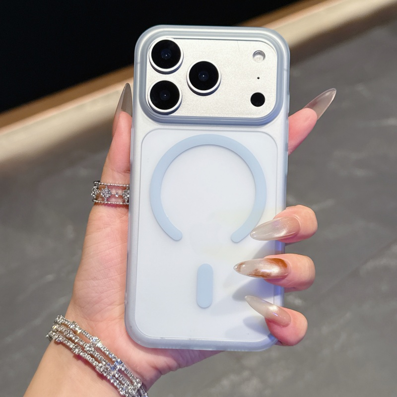 适用苹果iPhone17promax磁吸手机壳苹果16plus新款透明磨砂保护套15超薄PC硬壳14亚克力13男女简约高级12肤感
