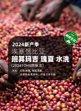 2024新产季埃塞俄比亚进口班其玛吉瑰夏G1水洗精品咖啡生豆