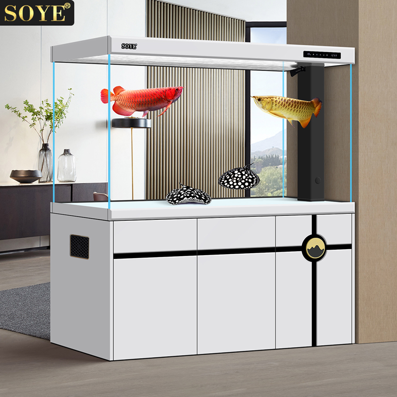 索一智能超白2023新款底滤鱼缸