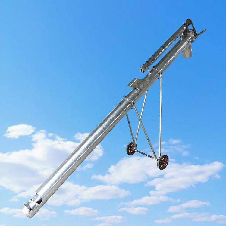 可移动畜牧养殖抽粪机倾斜镀锌管电动排污设备绞龙粪便清理清污机