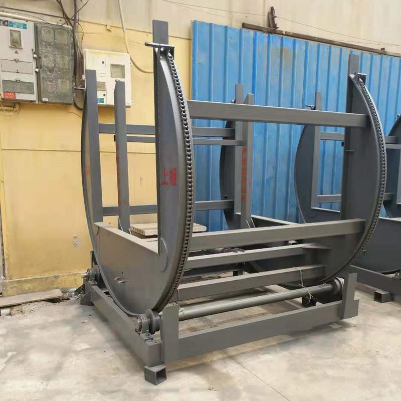 广东3吨现货翻板机保温一体板5吨翻面机木工板材翻转台翻转机