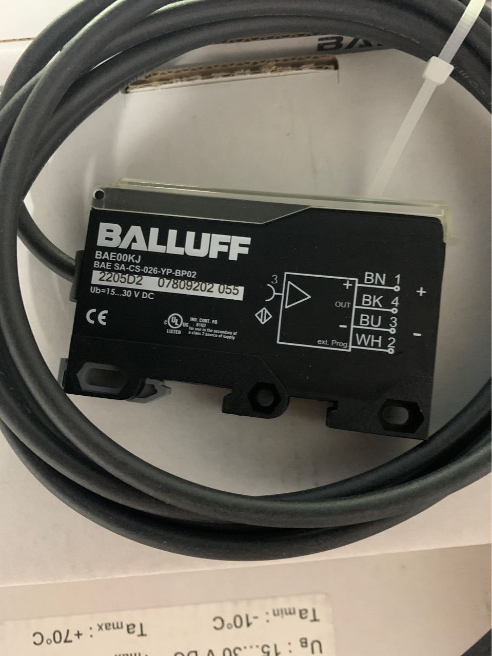巴鲁夫/BALLUFF 传感器头放大器 BAE00KJ BAE SA-CS-026-YP-BP02