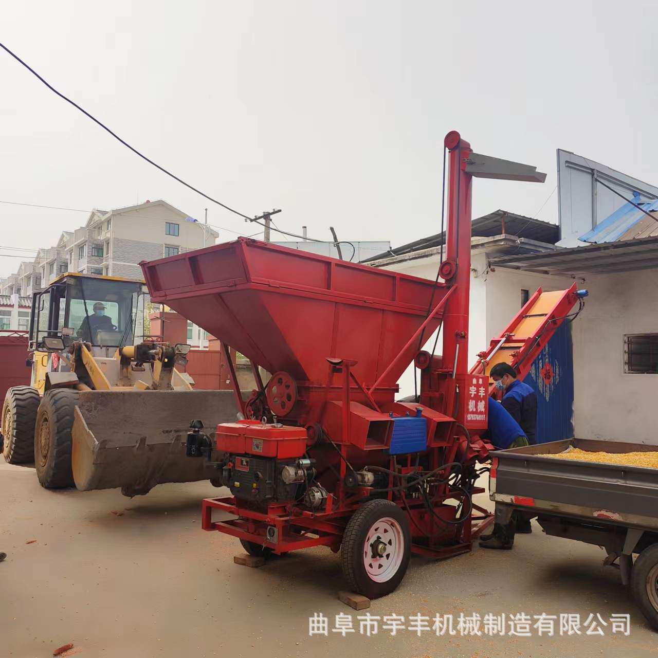 加厚大型玉米脱粒机 玉米剥皮脱粒机 新型大马力玉米脱粒机厂家