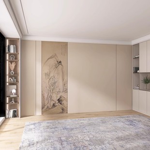 饰壁纸卧室墙布壁画 墙纸8d立体现代轻奢宋氏美学背景墙壁布客厅装