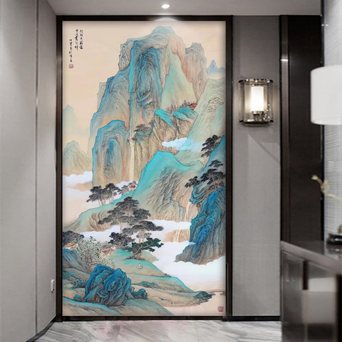 中式客厅装饰壁画壁纸
