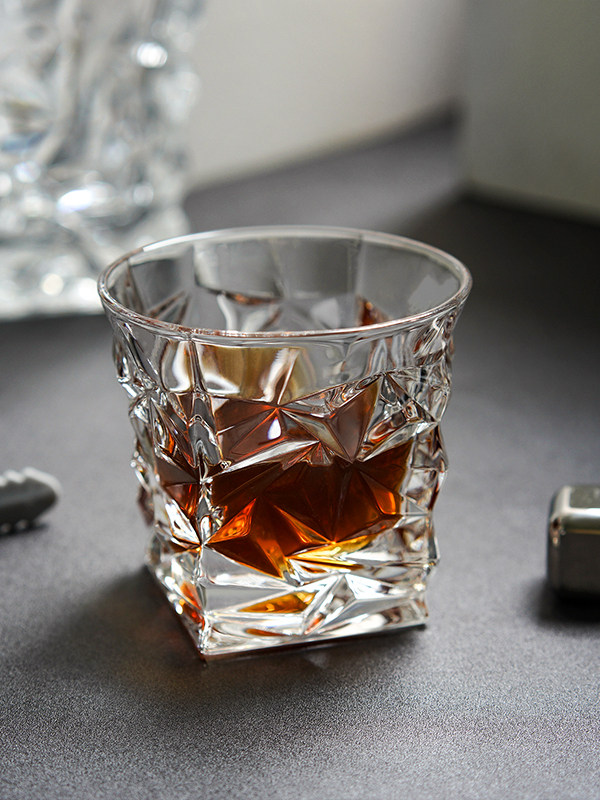 Чешский оригинальный импортный бокал glacier с плоским дном crystal wine glass ins style Nordic style whiskey glass bar Изображение 1