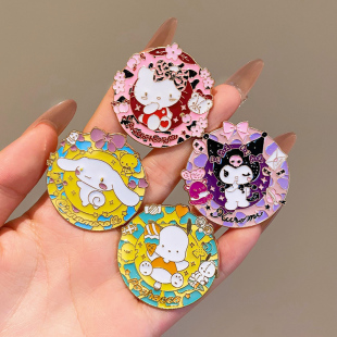 饰饰品 三丽鸥金属徽章可爱库洛米JK胸针设计感小众衣服别针儿童装