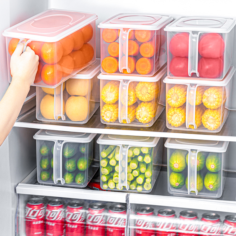 inomata日本食品级冰箱收纳盒