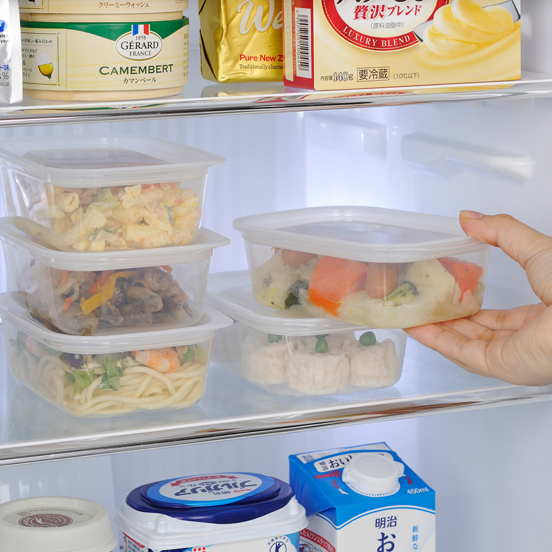 inomata冰箱收纳盒食品级