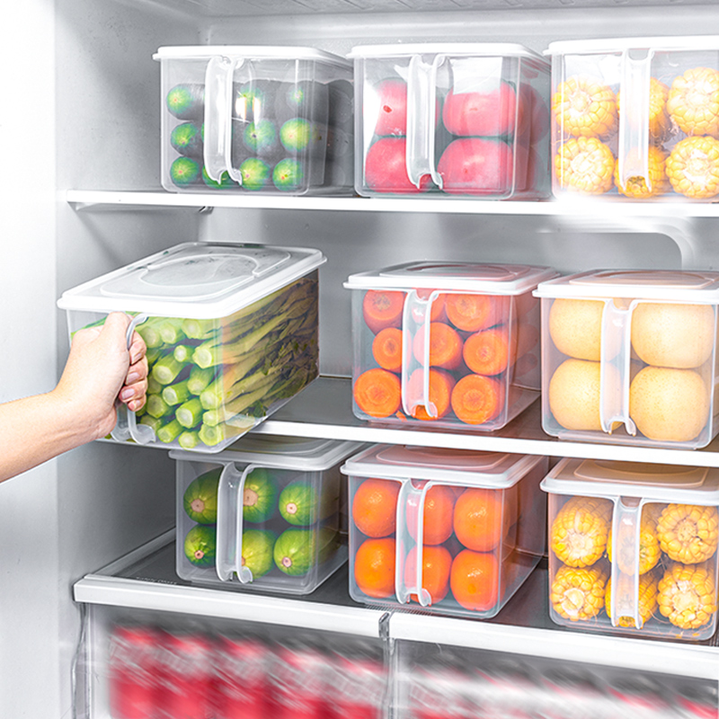 日本inomata食品级冰箱收纳盒