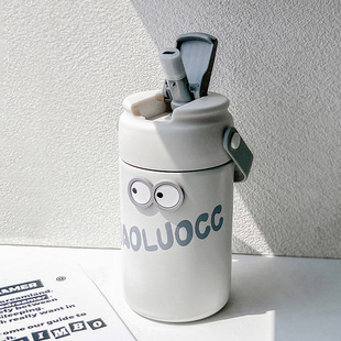 316不锈钢吸管保温杯大容量新款水杯女士高颜值便携防摔学生杯子