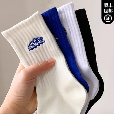 日本无印男士运动袜子纯棉吸汗