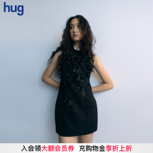 2026春夏新款 蝴蝶领连衣裙 hug 凹是 YES