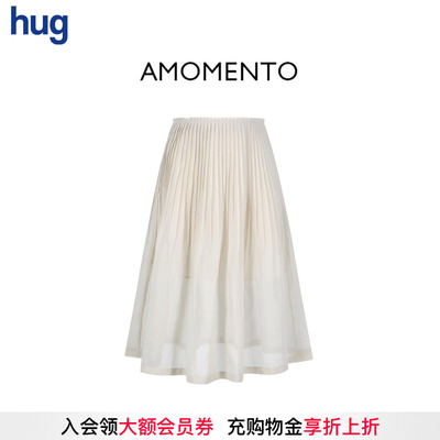 褶皱长半裙2026新款百搭