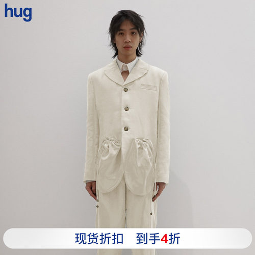 垫肩纯色西装外套STRONGTHE