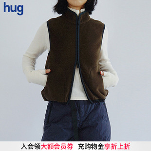 2025秋冬新款 hug 超软抓绒马甲背心上衣 COMMXN