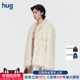 米色仿皮草中款 外套 hug 2025秋冬新款 AETNA PROJECT