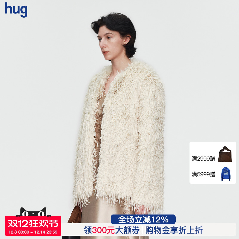 AETNAPROJECT仿皮草中款外套