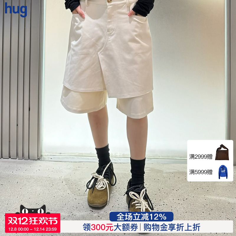 BOTTOMNOTES不对称层次感短裤