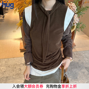 ICE 假两件三件套小衫 DUST 2025秋冬新款 icedust hug