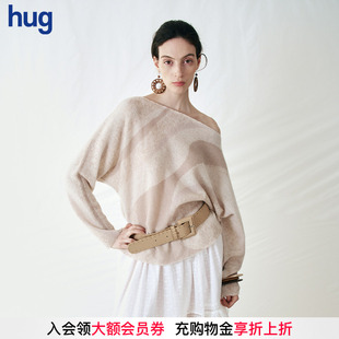 Cello 原创波纹斜肩蝙蝠袖 Sonata 2025秋冬新款 上衣 hug