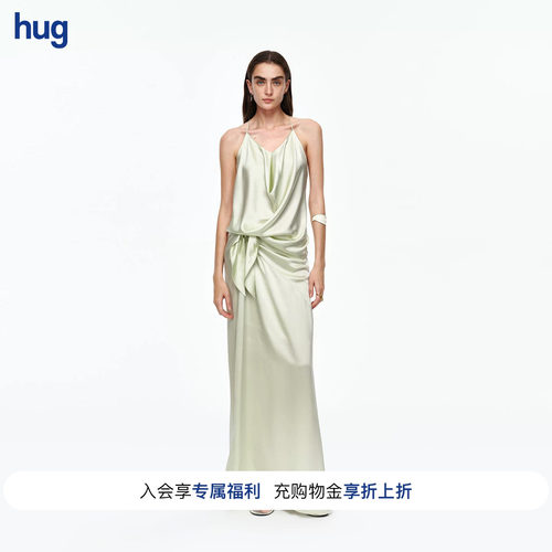 AETNAPROJECT薄荷绿垂褶吊带
