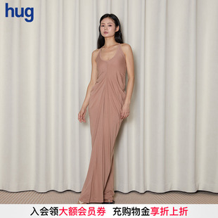 OUDE 針織修身 WAAG 2025春夏新款 垂墜連衣裙 hug