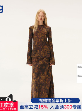 【INTO THE EAST】hug 2026早春新茛苕油彩长袖上衣 intotheeast