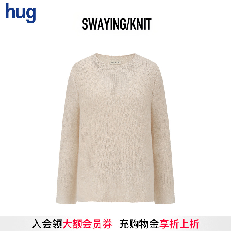 SWAYING羊驼毛针织外套上衣