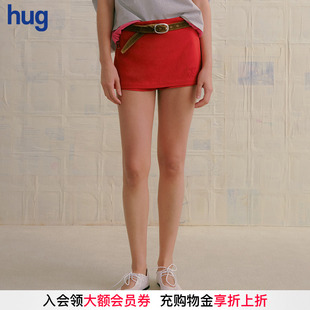短款 2025春夏新款 hug 半身裙插畫課裙褲 MARCHEN