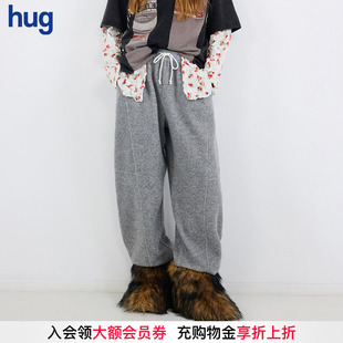 PLUS JANE hug 2025秋冬新款 子仿羊羔卫裤 裤 VVNK