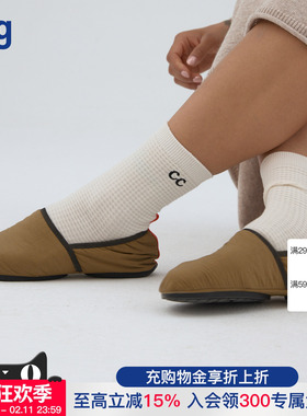 【COMMXN COMMXN】hug 2025秋冬新款度假系列律动华夫格羊毛袜