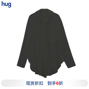 纯色花边流苏衬衫 ASSIGNMENTS hug 2025早春新款