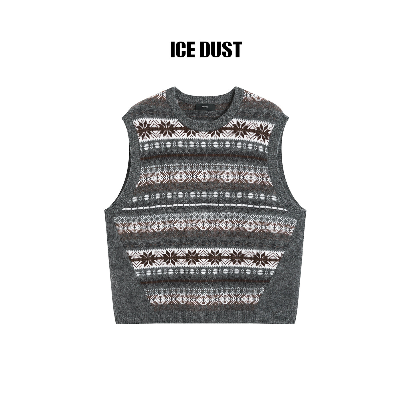 ICEDUST费尔岛毛衣背心