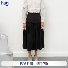 【AMOMENTO】hug 2025早春新款百褶裙裤褶皱高腰阔腿裙裤
