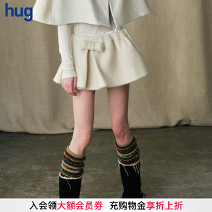 半身裙雪顶短裙 hug2025秋冬新款 MARCHEN