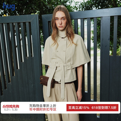 PANNPANN斗篷式轻防风外套