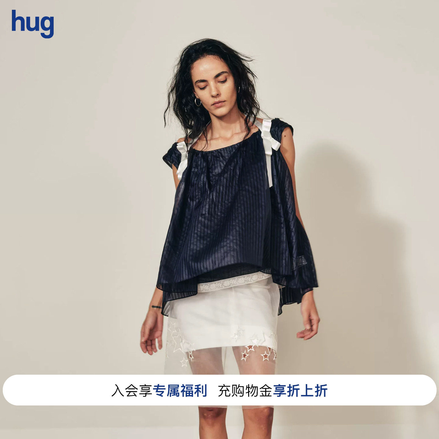 【MARCHEN】hug 2026夏季新款午夜飞行上衣