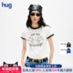 MARKGONG ME印花短袖 hug FUN MILK 2026早春新款 RIDE T恤
