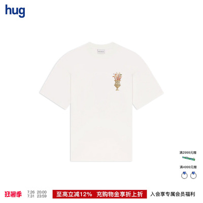 DROLEDEMONSIEUR插画短袖T恤