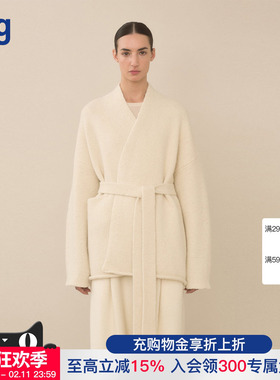 【LAUREN MANOOGIAN】hug 2026早春新款束腰短款开襟衫