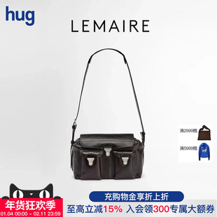 【LEMAIRE】hug 2025多口袋手提包复古斜跨邮差包