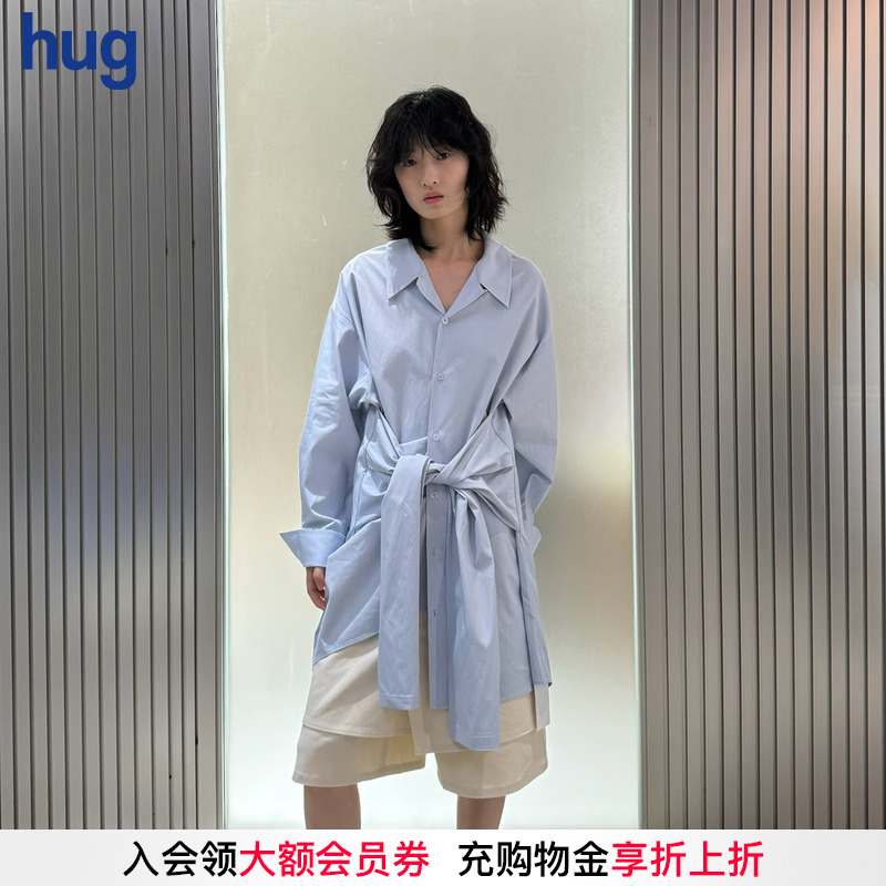 BOTTOMNOTES简约纽扣长袖衬衫