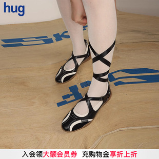 2025秋冬新款 hug GROSMOTT 交叉绑带玛丽珍鞋 27QUAI