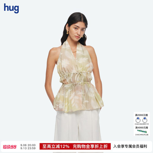 AETNAPROJECT露背挂脖抽褶上衣