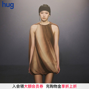2025春夏新款 hug WAAG 花苞印花連衣短裙 OUDE