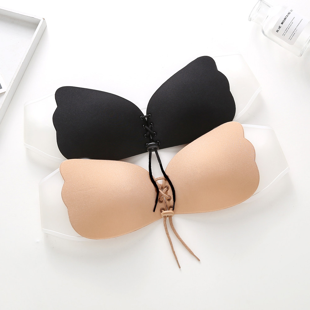 硅胶文胸贴女婚纱用小胸加厚婚纱照聚拢夏季薄款透气吊带隐形乳贴