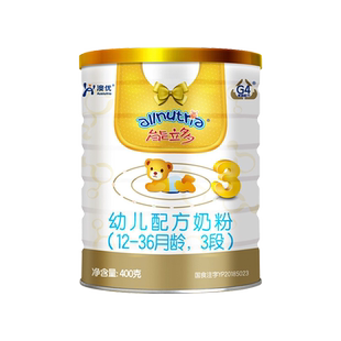 澳优能力多3段400g婴幼儿配方奶粉三段进口牛奶粉能立多