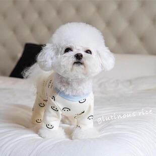 猫咪狗狗衣服宠物连体衣可爱卡通比熊博美泰迪约克夏马尔济斯犬